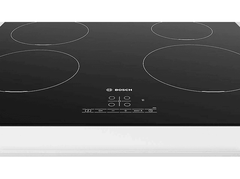 Placa de inducción - Bosch PIE611BB5E, 4 zonas, 522 mm, Negro