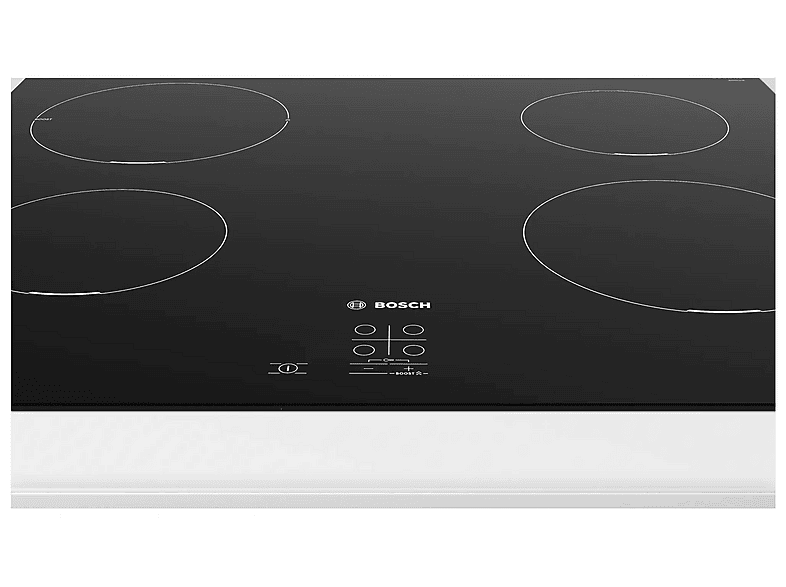 Placa de inducción - Bosch 4242005285433, 4 zonas, 592 mm, Negro