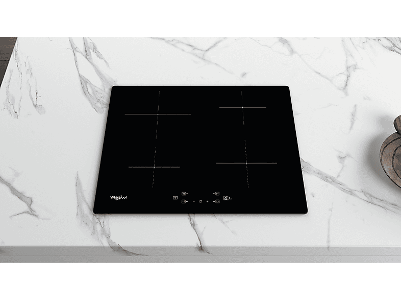 Placa de inducción - Whirlpool 869991581640, 4 Fuegos zonas, 590 mm, Inox
