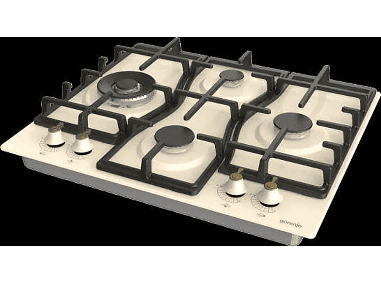 Placa de gas - Gorenje GW6D42CLI, 4 zone(s) zonas, 600 mm, Beige