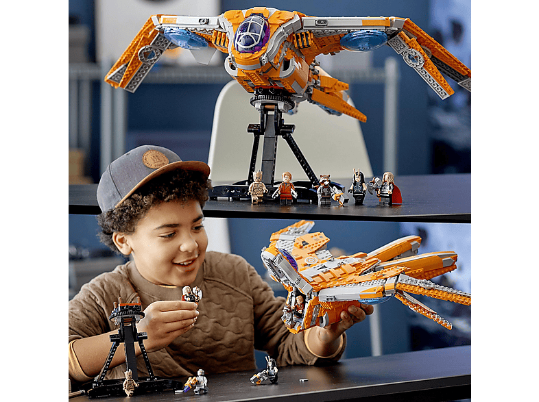 Juego de construcción - LEGO Kit de construcción LEGO® Marvel 76193 Nave de los Guardianes (1902 piezas), edad recomendada: 6 año(s), 1901 piezas