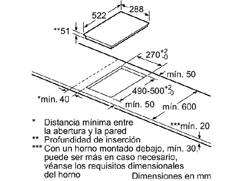 Placa modular - Balay 3EB930LQ, Inducción, 2 zonas, 21 cm, Negro