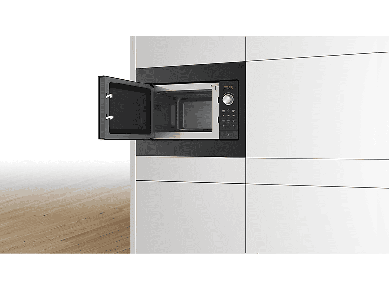 Microondas libre instalación - Bosch AKLBB1608626356, 800 W, 5 potencia, 20 l, Negro