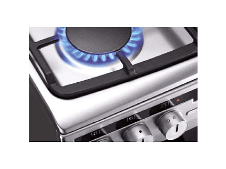 Placa de gas - Amica 1106132, 4 zonas, 60 cm, Negro