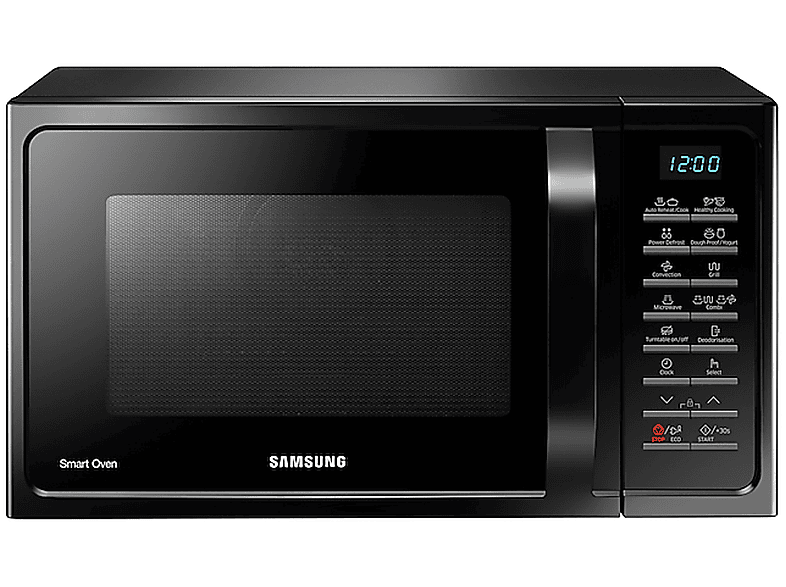 Microondas libre instalación - Samsung MC28H5015AK/BA, 900 W, 6 potencia, 28 l, Negro