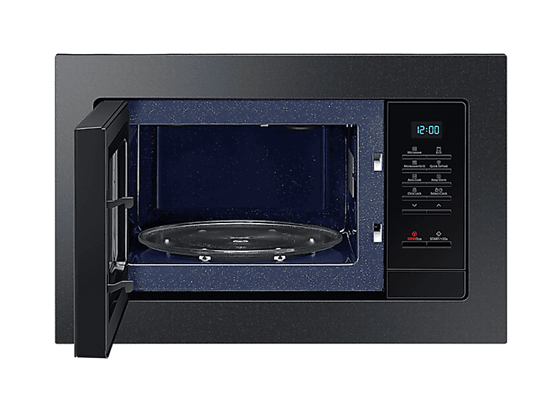 Microondas libre instalación - Samsung MQ7000A, 1300 W, 6 potencia, 23 l, Negro