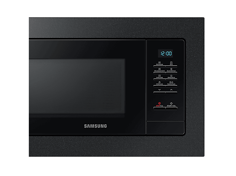 Microondas libre instalación - Samsung MQ7000A, 1300 W, 6 potencia, 23 l, Negro