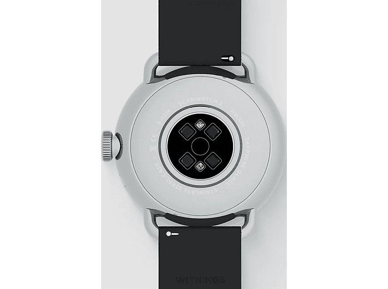 Smartwatch - Withings 56836, Acero inoxidable, Negro