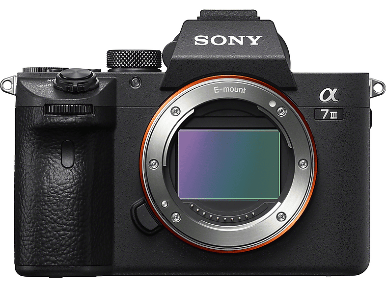 Cámara digital - Sony A7 III, 24,2 megapixel, 4K 3840p, Negro