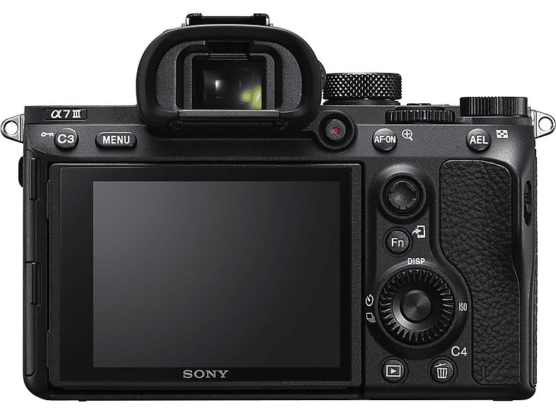 Cámara digital - Sony A7 III, 24,2 megapixel, 4K 3840p, Negro