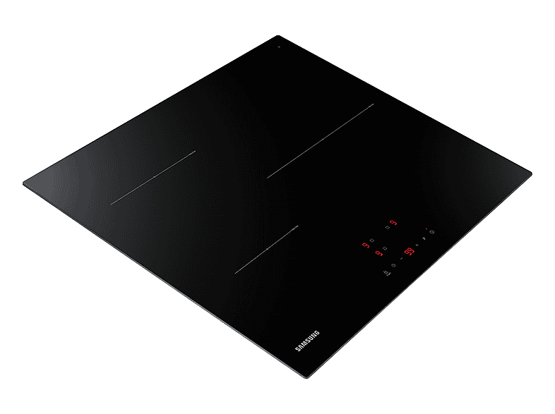 Placa de inducción - Samsung NZ63T3706A1/UR, 3 zona(s) zonas, 590 mm, Negro