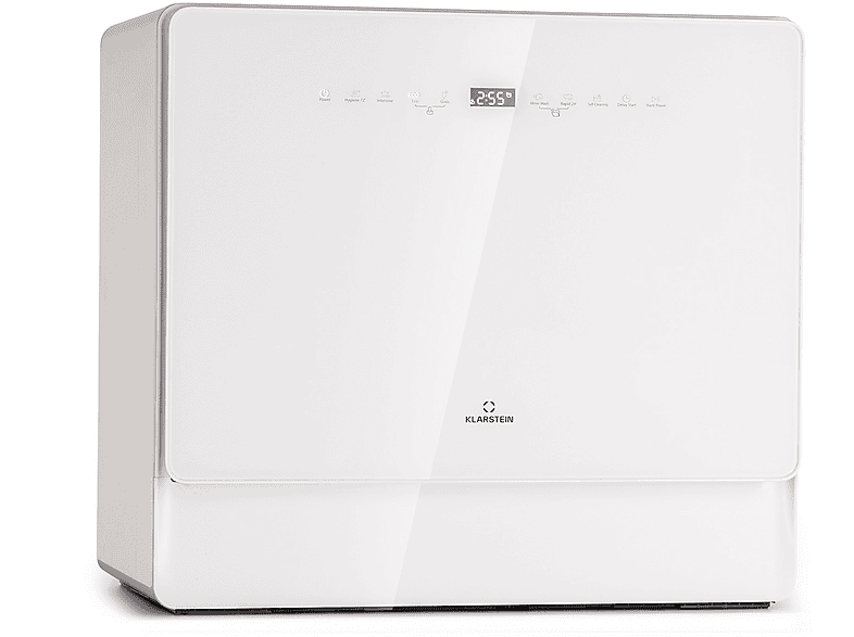 Lavavajillas compacto - Klarstein Emerald 5 Slim, 7 programas, 55 cm, Blanco