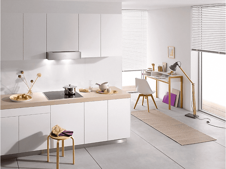 Campana grupo filtrante - Miele DA 1260 EDST, 4 Velocidades, 545 m³/h, Iluminación LED, 60 cm, Inox