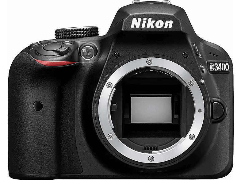 Cámara digital - Nikon D3400, 24,2 megapixel, Full HD 1080p, Negro
