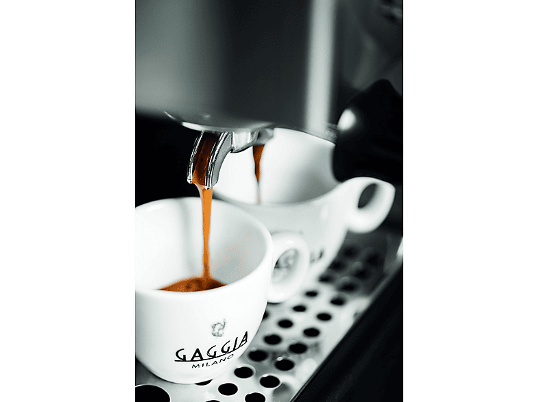 Cafetera express - Gaggia E24, 15 bar, 1200 W, 2 tazas, Negro