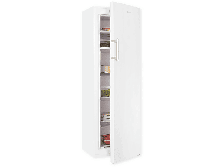Congelador vertical - Exquisit GS271-NF-H-040D Blanco, 204 l, 1705 mm