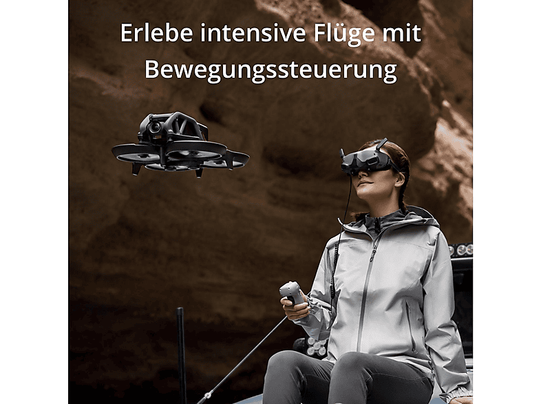 Drone - DJI Avata Fly Smart Combo (DJI FPV Goggles V2), 48,0 megapixel, 18 min, Negro