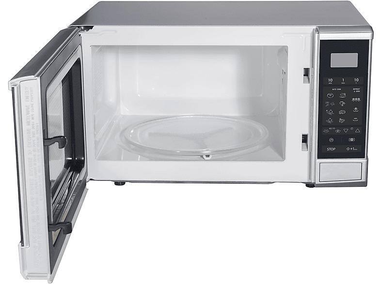 Microondas - Sharp R270S, 800 W, 10 potencia, 20 l, Plata