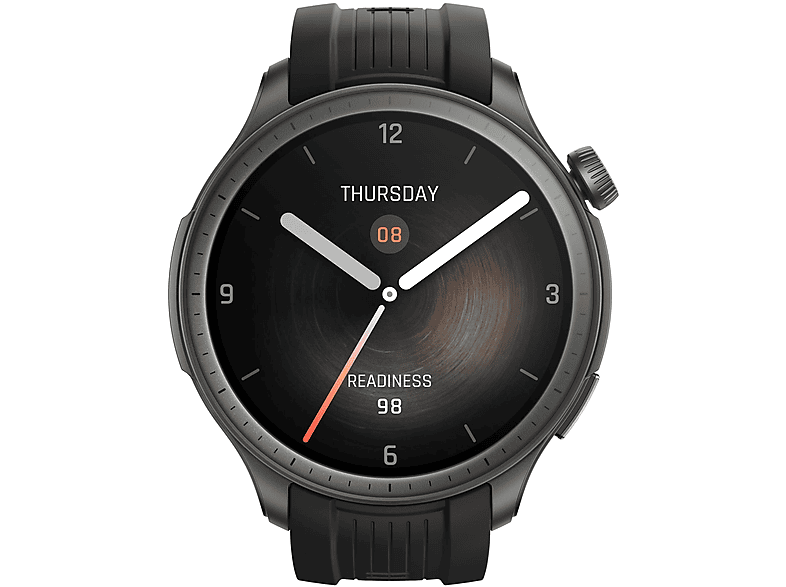 Smartwatch - Amazfit BALANCE MIDNIGHT, 140mm-215mm, Aluminio, Polímero, Negro