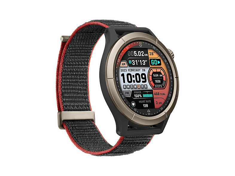 Smartwatch - Amazfit Cheetah Pro, Titanio, Negro