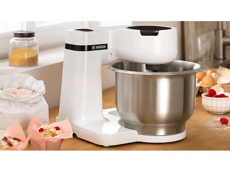 Robot de cocina - Bosch MUMS2EW20, 700 W, Blanco