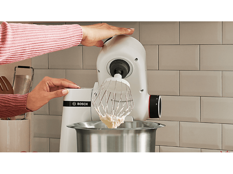 Robot de cocina - Bosch MUMS2EW20, 700 W, Blanco