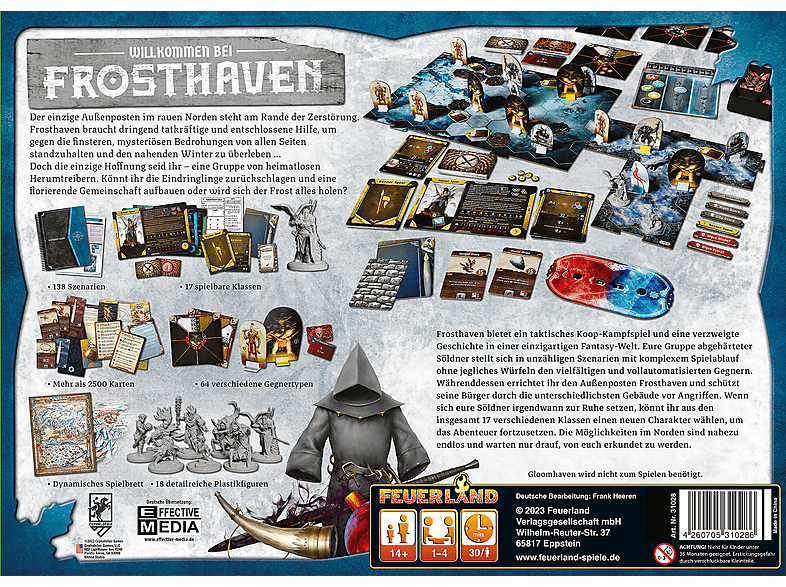 Juego de mesa - Asmodee Frosthaven, edad recomendada: 14 año(s), min 1, max 4 jugadores