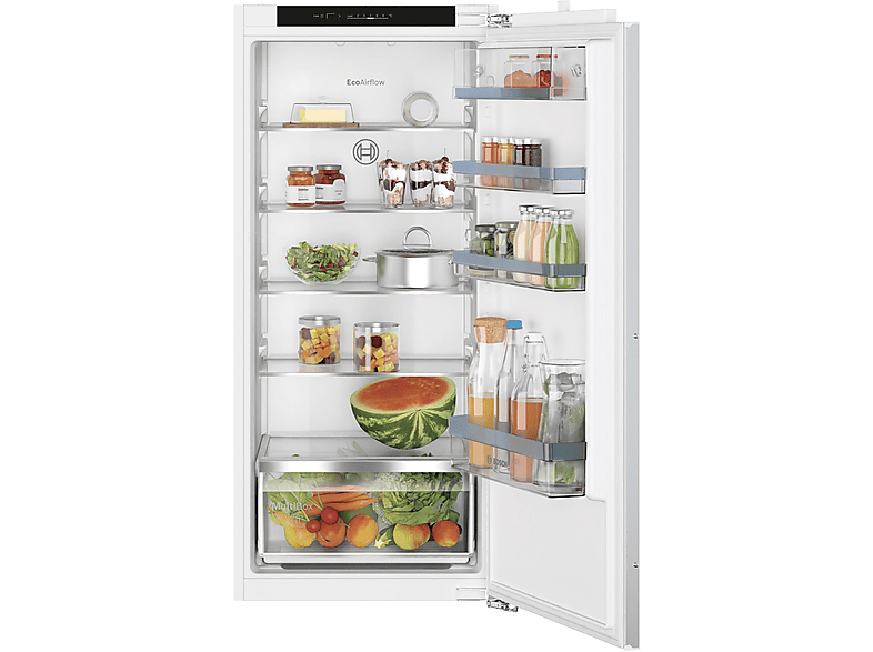 Frigorífico una puerta - Bosch Frigorifico Integrable 1P Bosch KIR41VFE0, Estático refrigerador, Altura 1221 mm, Capacidad 204 l, Blanco
