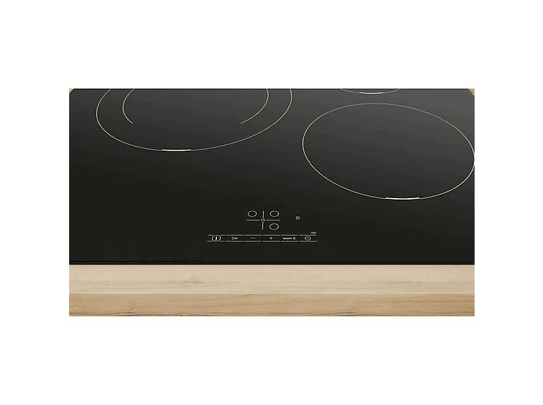Placa de inducción - Bosch Serie 4, 3 zonas, 592 mm, Negro