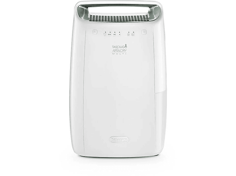 Deshumidificador - Delonghi DEX212SF, 2,1 l, 55 m², Blanco