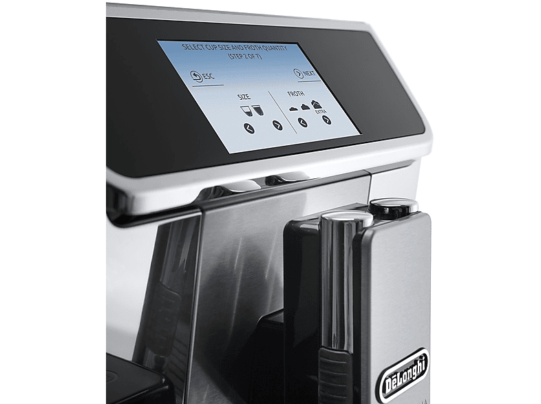 Cafetera superautomática - De Longhi, De'Longhi PrimaDonna Elite Experience ECAM650.85.MS, 1450 W, 19 bar, Molinillo integrado, Sistema Thermoblock