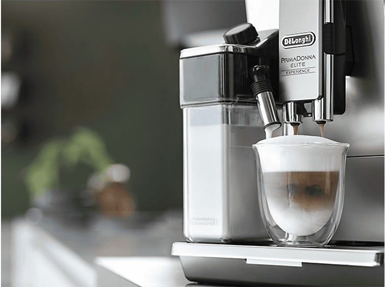 Cafetera superautomática - De Longhi, De'Longhi PrimaDonna Elite Experience ECAM650.85.MS, 1450 W, 19 bar, Molinillo integrado, Sistema Thermoblock