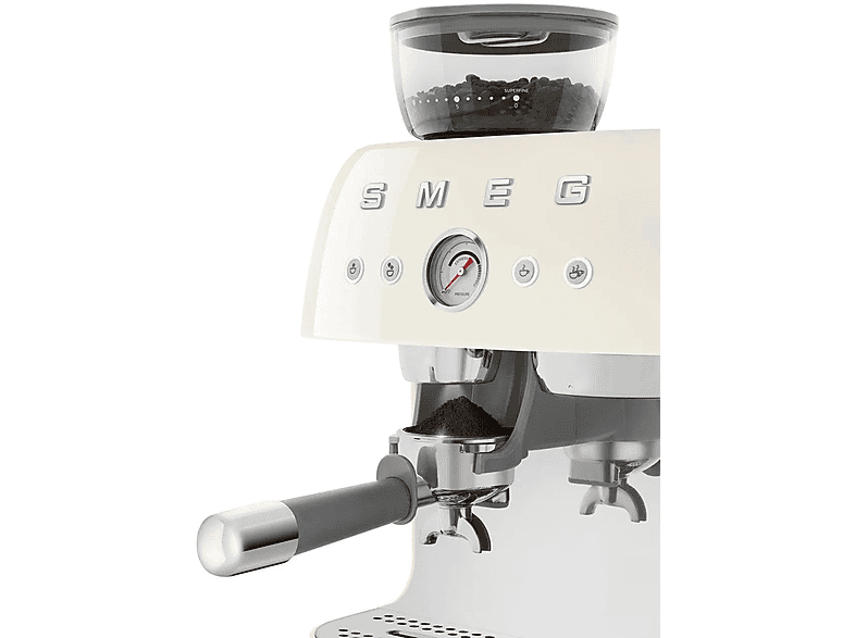 Cafetera express - Smeg EGF03CREU, 15 bar, 1650 W, 2 tazas, Inox