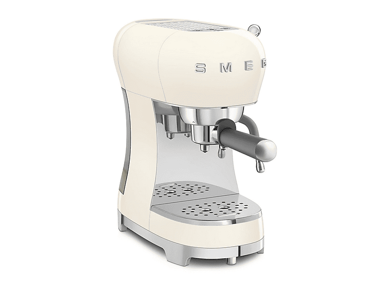Cafetera express - Smeg ECF02CREU, 15 bar, 1350 W, 2 tazas, Crema de