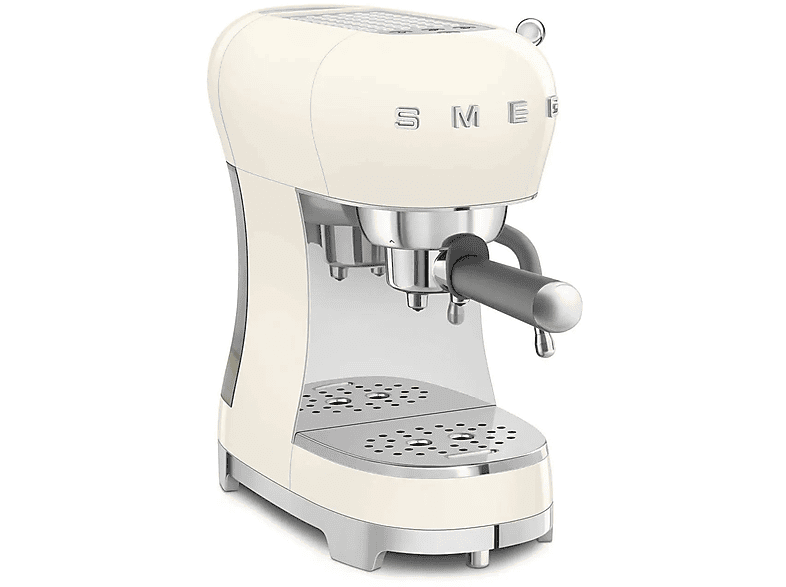 Cafetera express - Smeg ECF02CREU, 15 bar, 1350 W, 2 tazas, Crema de