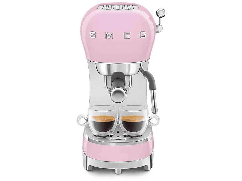Cafetera express - Smeg ECF02PKEU, 15 bar, 1350 W, 2 tazas, Inox