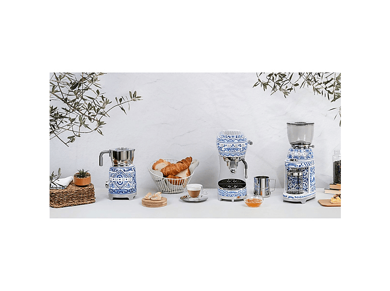 Cafetera express - Smeg 112571699, 15 bar, 1350 W, 2 tazas, Inox