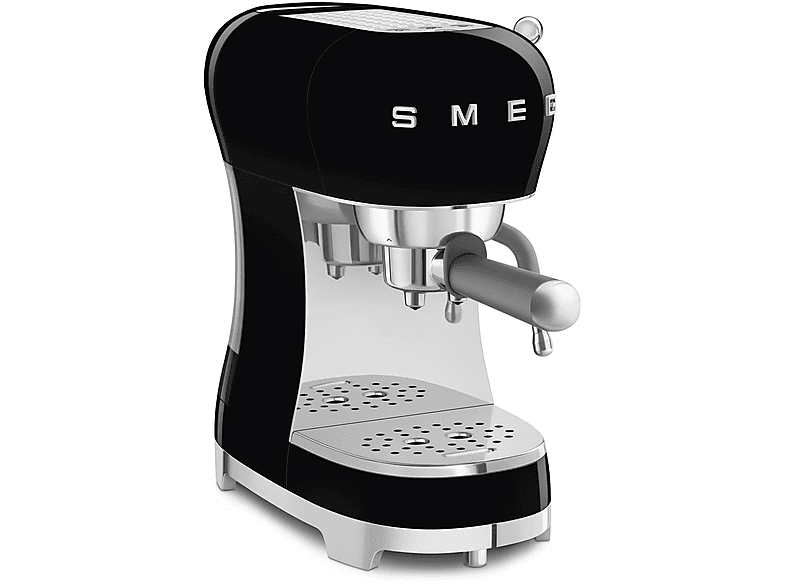Cafetera express - Smeg ECF02BLEU NEGRO, 15 bar, 1350 W, 2 tazas