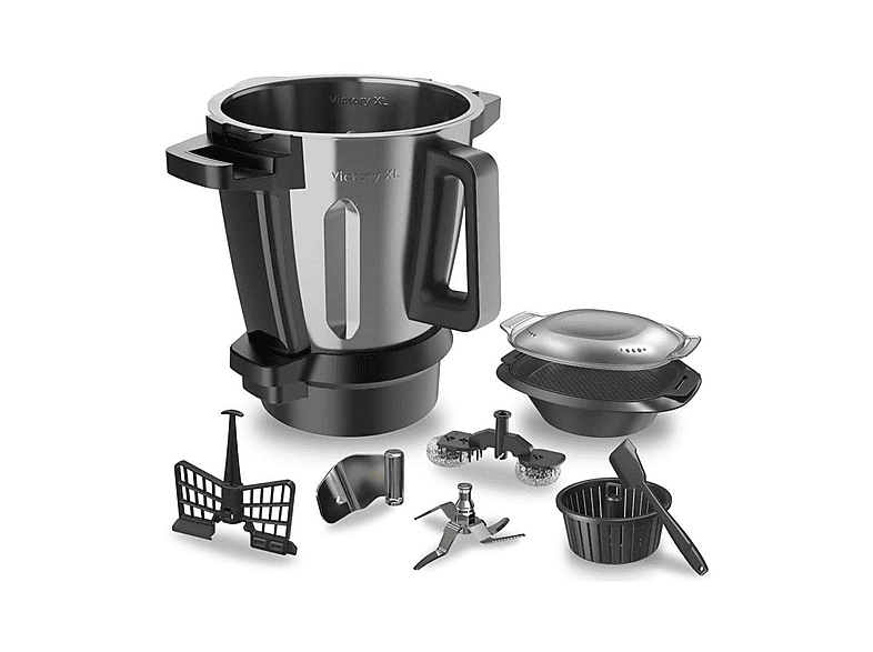 Robot de cocina - Cecotec 4700 MAMBO COOKING VICTORY, 1700 W, 4,5 l, Inox