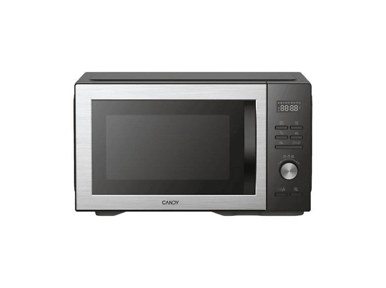 Microondas con grill - Candy CMCA29EDLB, 1000 W, 5 potencia, 29 l, Inox