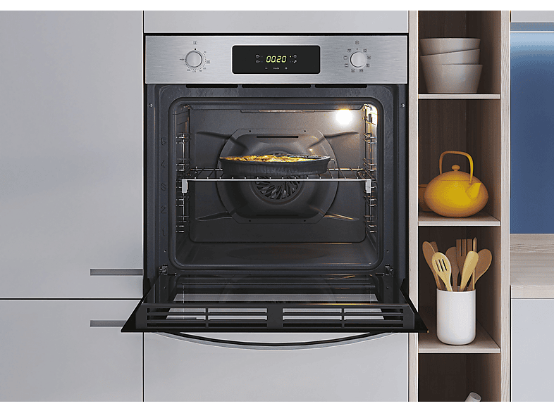 Horno multifunción - Candy FIDCP X625 L, Integrable, 70 l, 568 mm, Inox