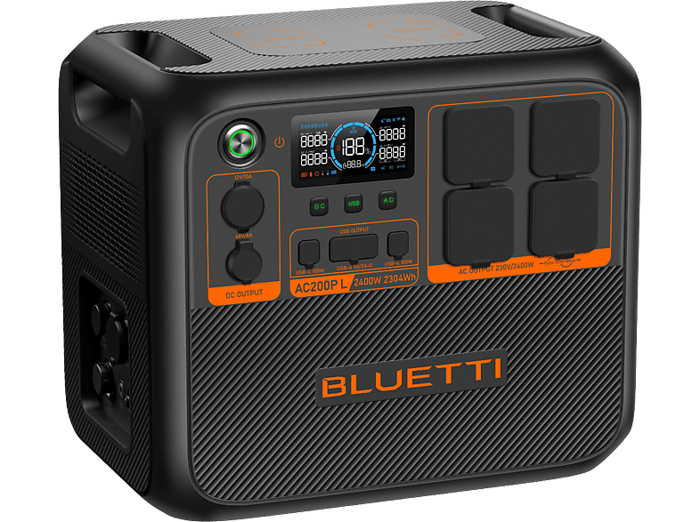 Estación de energía - Bluetti AC200PL, 2304Wh, 4*2400W, AC200Max actualizado, AC200L