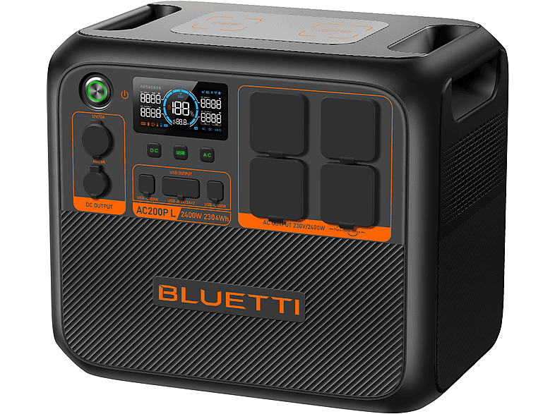 Estación de energía - Bluetti AC200PL, 2304Wh, 4*2400W, AC200Max actualizado, AC200L