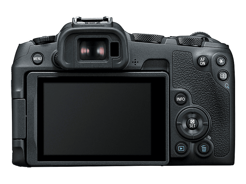 Cámara EVIL - Canon EOS R8+RF 24-50MM F4.5-6.3 IS STM, 25,6 megapixel, CMOS, 4K 3840p, Negro