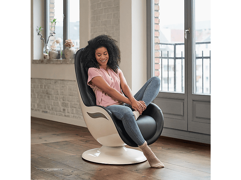Sillón de masaje - Medisana RS 660, Niveles de funcionamiento: 3, Peso máximo 120 kg, negro