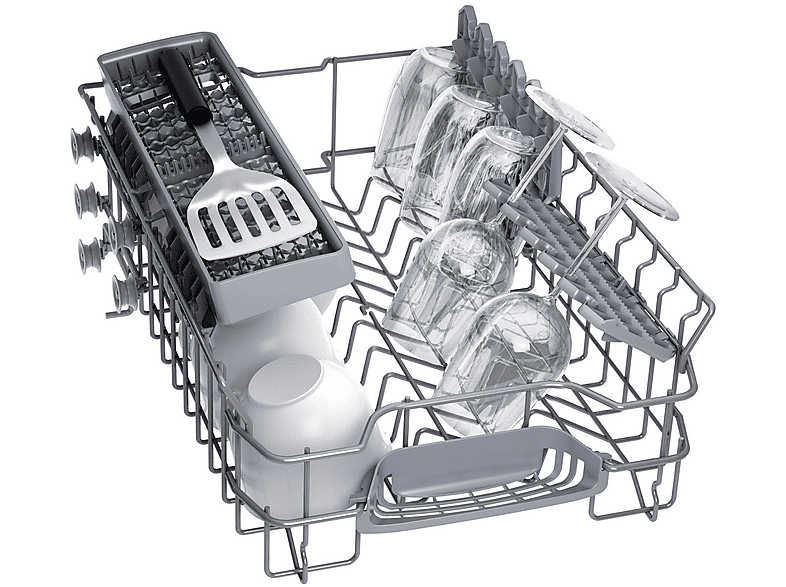 Lavavajillas libre instalación 45 cm - Bosch SPS2HKW58E, 10,0 servicios, 6,0 programas, 45 cm, Blanco