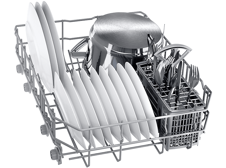 Lavavajillas libre instalación 45 cm - Bosch SPS2HKW58E, 10,0 servicios, 6,0 programas, 45 cm, Blanco