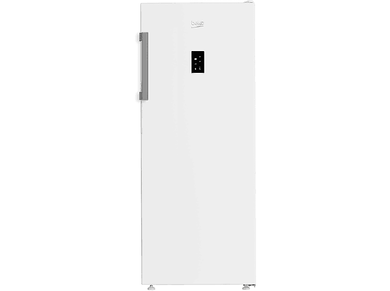 Congelador vertical - Beko B3RFNE274W, 271 l, 151,5 cm, Blanco
