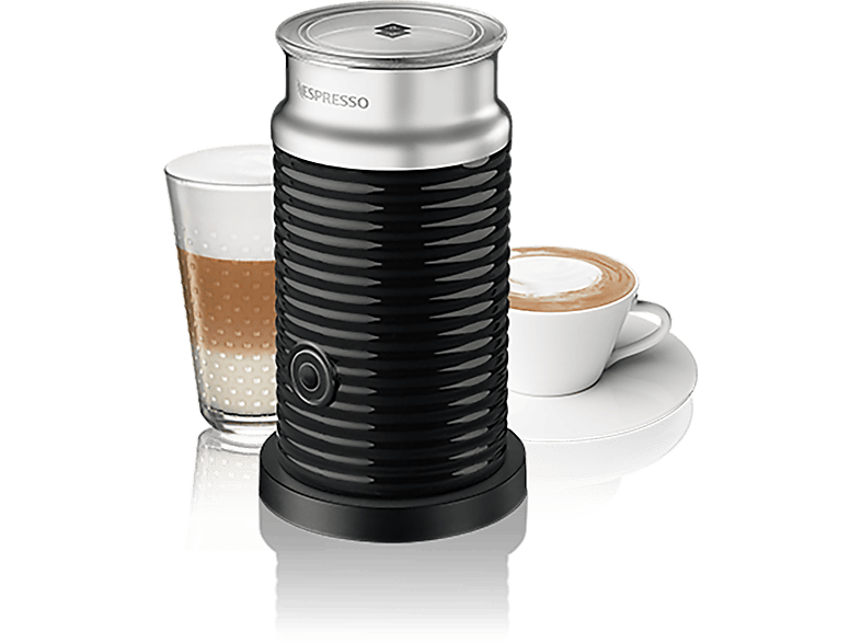 Cafetera de cápsulas - Krups Vertuo Pop XN9211, 19 bar, 240 ml, 1500 W, Negro, Blanco