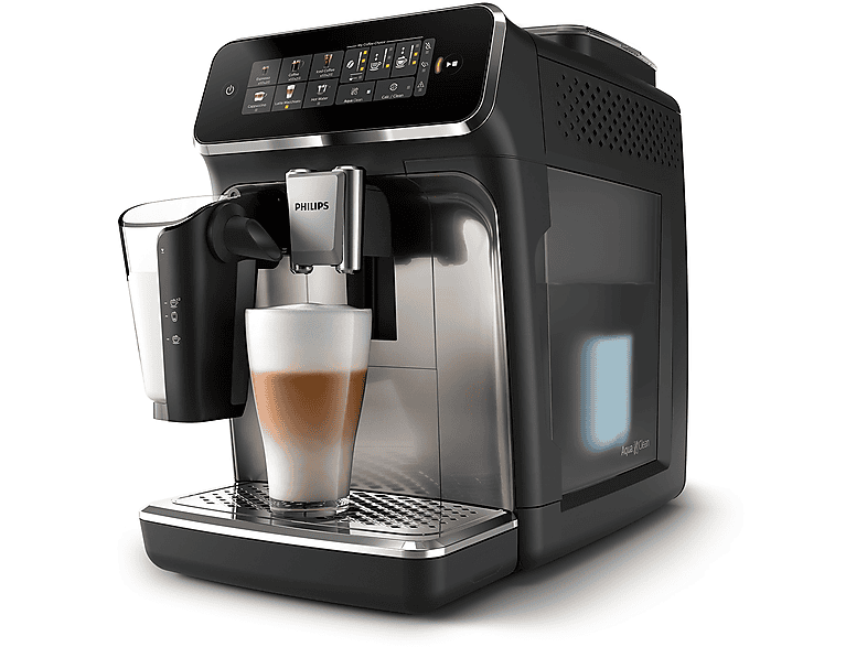 Cafetera express - Philips EP3347/90, 15 bar, 230 W, 0,26 l, 2 tazas, Negro